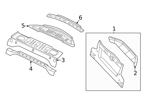 Rear Body for 2000 Dodge Intrepid #0