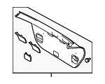 6775021060B0 - Body: Lift Gate Trim for Scion: tC Image