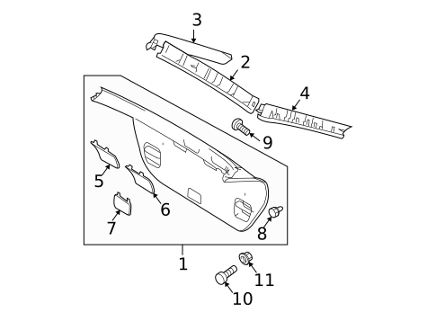 Interior Trim for 2005 Scion tC #0