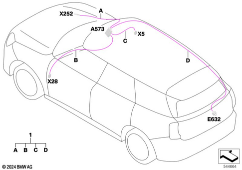 Scope of Repair Work Main Wiring Harness for 2024 Mini Countryman SE ALL4 #4