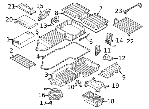 Battery for 2023 BMW 530e xDrive #27