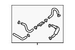 59120D4400 - : Vacuum Hose for Kia Image
