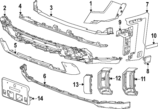 84914496 - : Part# 84914496 Insert for GMC: Sierra 2500 HD, Sierra 3500 HD Image