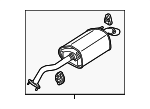 28710A7400 - : Rear Muffler for Kia Image