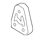 28760H1010 - Exhaust: Rear Muffler Hanger for Kia: Forte, Sorento Image