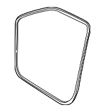 561867911H - : Weather-Strip On Body for Volkswagen: Passat Image