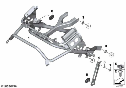 Motorcycle Trim Section, Windshield for 2007 BMW-Motorrad R 1200 GS #4