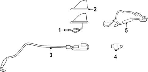 Antenna & Radio for 2025 INFINITI QX55 #0
