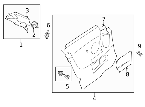Interior Trim - Quarter Panels for 2010 Volvo C30 #0