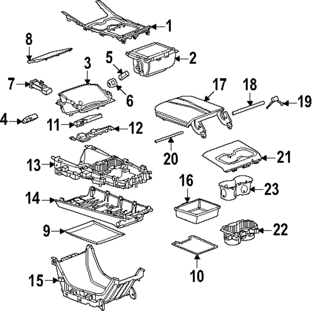 85166829 - : Part# 85166829 F Bracket for Chevrolet: Traverse Image