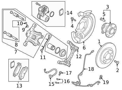 Rear Brakes for 2023 Mazda MX-30 EV #0