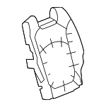 20916164 - Body: Seat Back Pad for Buick: Enclave | Chevrolet: Traverse | GMC: Acadia Image