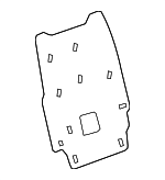 20916166 - Body: Seat Back Panel for Chevrolet: Traverse | GMC: Acadia Image