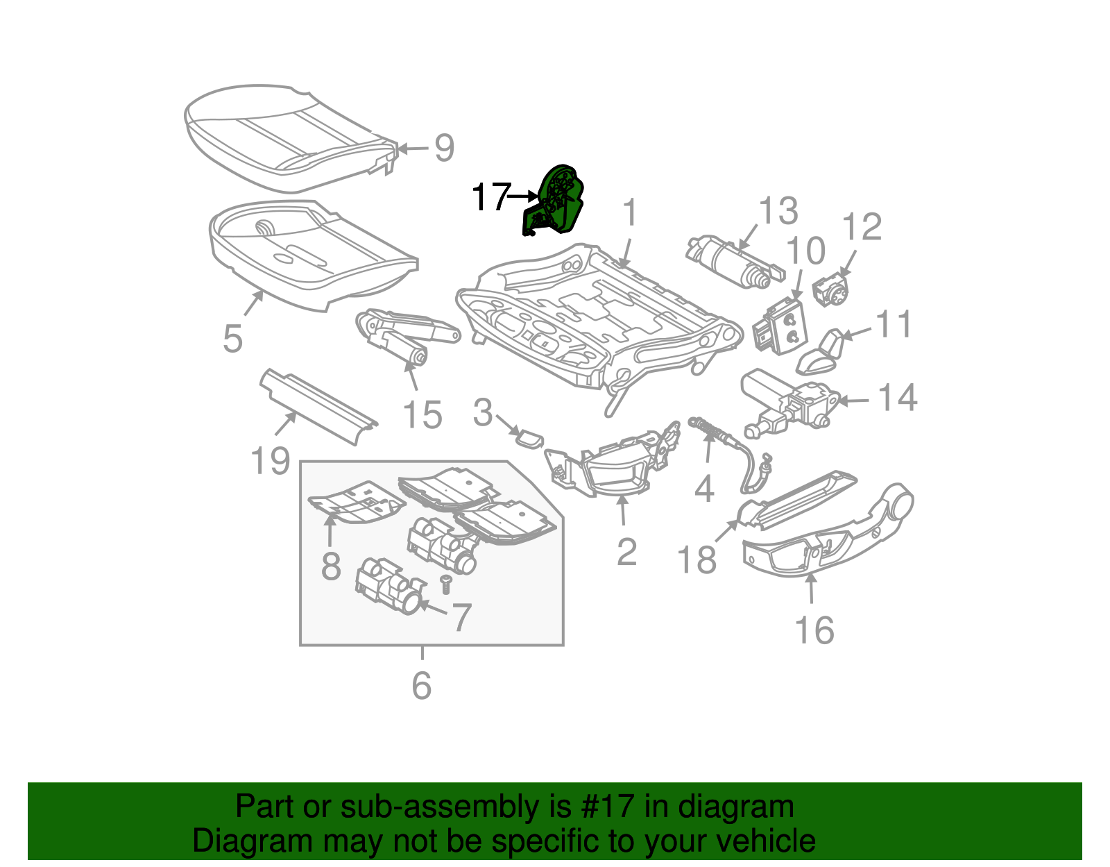 Recline Cover - BMW (52-10-7-111-151)