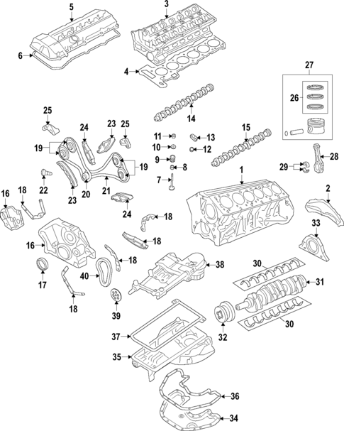 Oil Pan for 2010 BMW 760Li #0