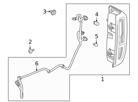 Tail Lamps for 2023 GMC Sierra 3500 HD #2