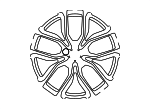 LR103596 - : Wheel, Alloy for Land-Rover Image