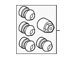 LR043820 - Tire &amp; Wheel: Wheel Lock Set for Land-Rover Image