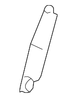 HXT500431PVJ - Body: Hinge Cover for Land Rover: LR3, LR4, Range Rover Sport Image