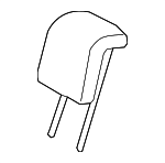 LR015504 - Body: Headrest for Land Rover: LR4 Image