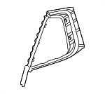 2967300400 - Body: Fixed Glass for Mercedes-Benz Image
