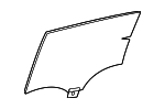 2967352200 - Body: Movable Glass for Mercedes-Benz Image