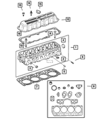 6035566 - Engine 2.5L Four Cylinder: Hex Flange Head Bolt for Mopar Image