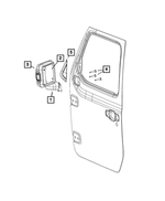 68313481AF - Doors, Door Mirrors and Related Parts: Outside Rearview Mirror, Left for Jeep: Gladiator, Wrangler Image