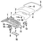 1247502928 - : Hinge for Mercedes-Benz Image