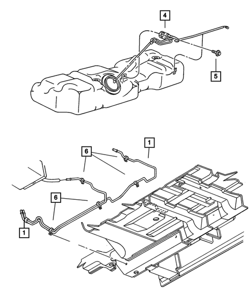 Fuel Lines for 2002 Chrysler Voyager #0