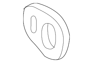 1K0820061 - HVAC: 2006-2022 Volkswagen - Water Pipe Gasket for Volkswagen: Beetle, CC, Eos, Golf, Golf R, GTI, Jetta, Passat, R32, Rabbit, Tiguan, Tiguan Limited Image