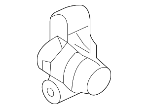 3C1820215 - HVAC: Adapter for Volkswagen: CC, Eos, Golf, Golf R, GTI, Passat, R32, Rabbit, Tiguan, Tiguan Limited Image