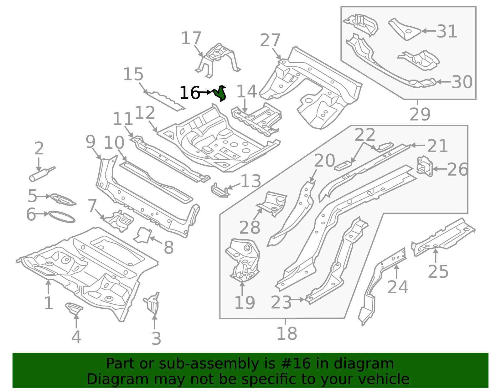 2017-2025 Audi Battery Tray Bracket 8W0-802-683-B | OEM Parts Online