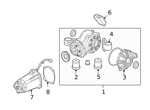 Rear Axle for 2008 Saturn Vue #0