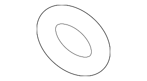 N0138486 - Steering: Power Steering Pressure Line Washer for Porsche Image