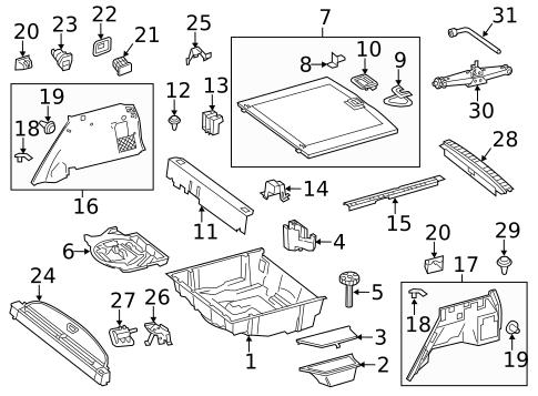 Interior Trim - Rear Body for 2022 Mercedes-Benz GLE 53 AMG&reg; SUV #2