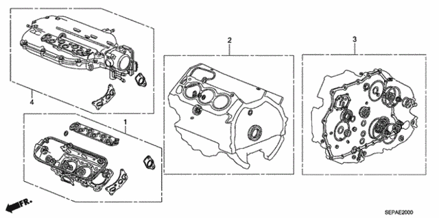 Gasket Kit for 2008 Acura TL #0