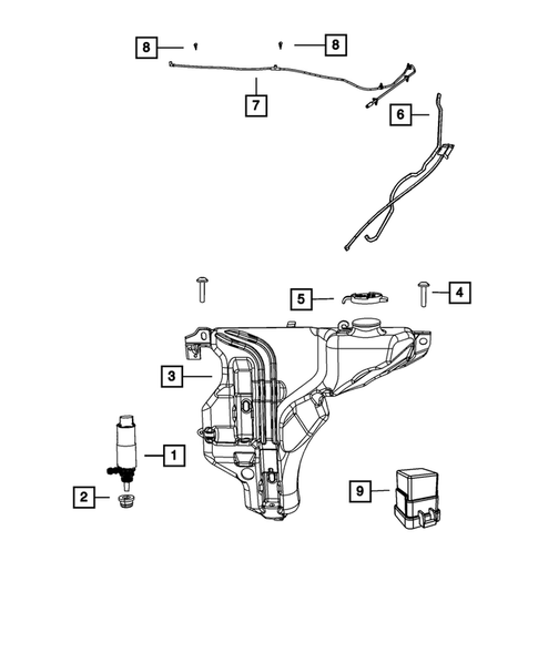 Wiper and Washer System for 2014 Chrysler 200 #1