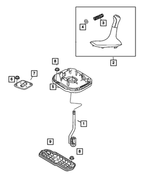 5102826AA - Manual Transmission 5 Speed: Gearshift Lever for Mopar Image image
