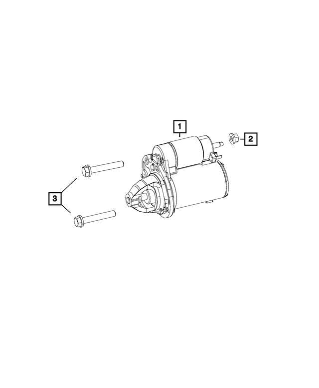 6102225AA - Electrical: Hex Head Screw And Washer for Mopar Image
