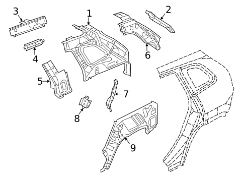 Inner Structure for 2015 Jeep Cherokee #0