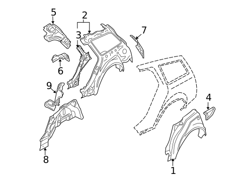 Inner Structure for 2007 Audi A4 Quattro #0