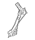 8E9809738 - Body: Lock Pillar Reinforced for Audi: A4 Quattro, S4 Image