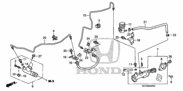 Clutch Master Cylinder for 2008 Honda Element #0