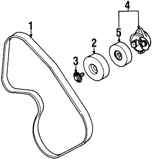 Belts & Pulleys for 1998 Saturn SC1 #0