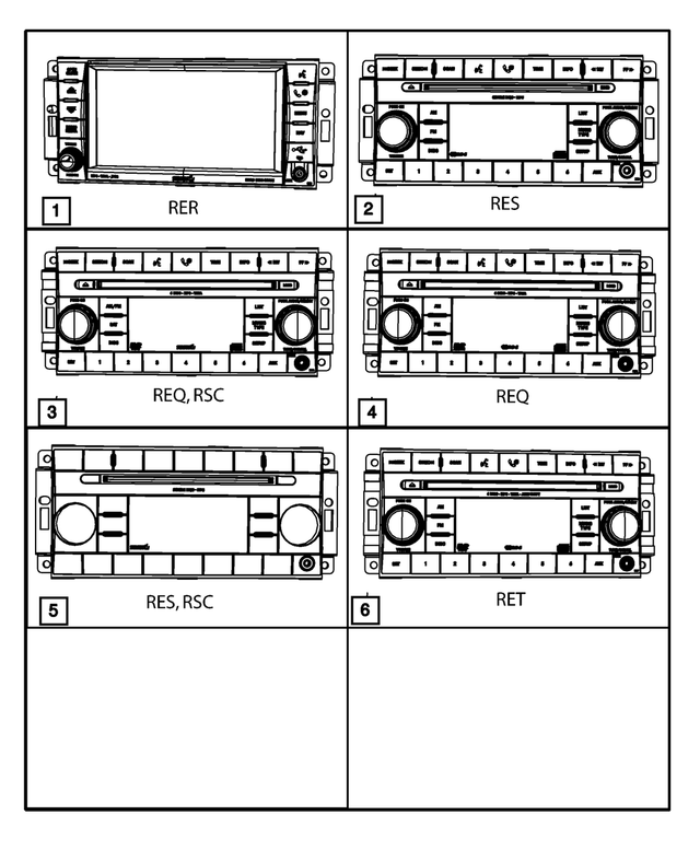 5064410AF - Electrical: Am/fm With Cd Radio for Mopar Image