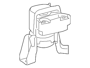 123050H020 - Engine: Engine Mount (Right) for Toyota: Corolla, Matrix Image