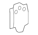 5541730090 - Body: Instrument Panel Upper Bracket for Lexus: GS F, GS Turbo, GS200t, GS300, GS350, GS450h Image