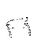 55037830AF - Air Conditioners and Heaters: Heater Supply And Return Hose for Dodge: Nitro | Jeep: Liberty Image
