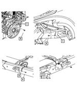 56043277AD - Electrical: Ground Strap for Chrysler: Aspen | Dodge: Durango Image